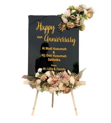 Papan Bunga Akrilik Wonoboyo